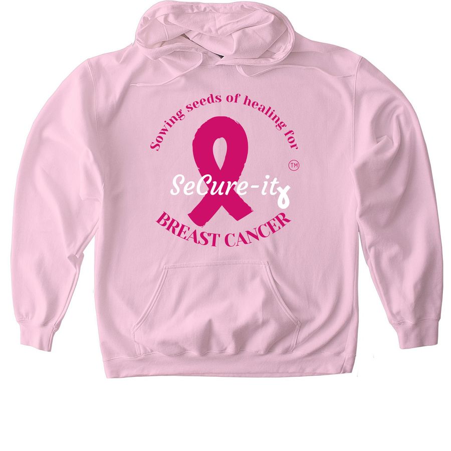pink breast cancer research hoodie