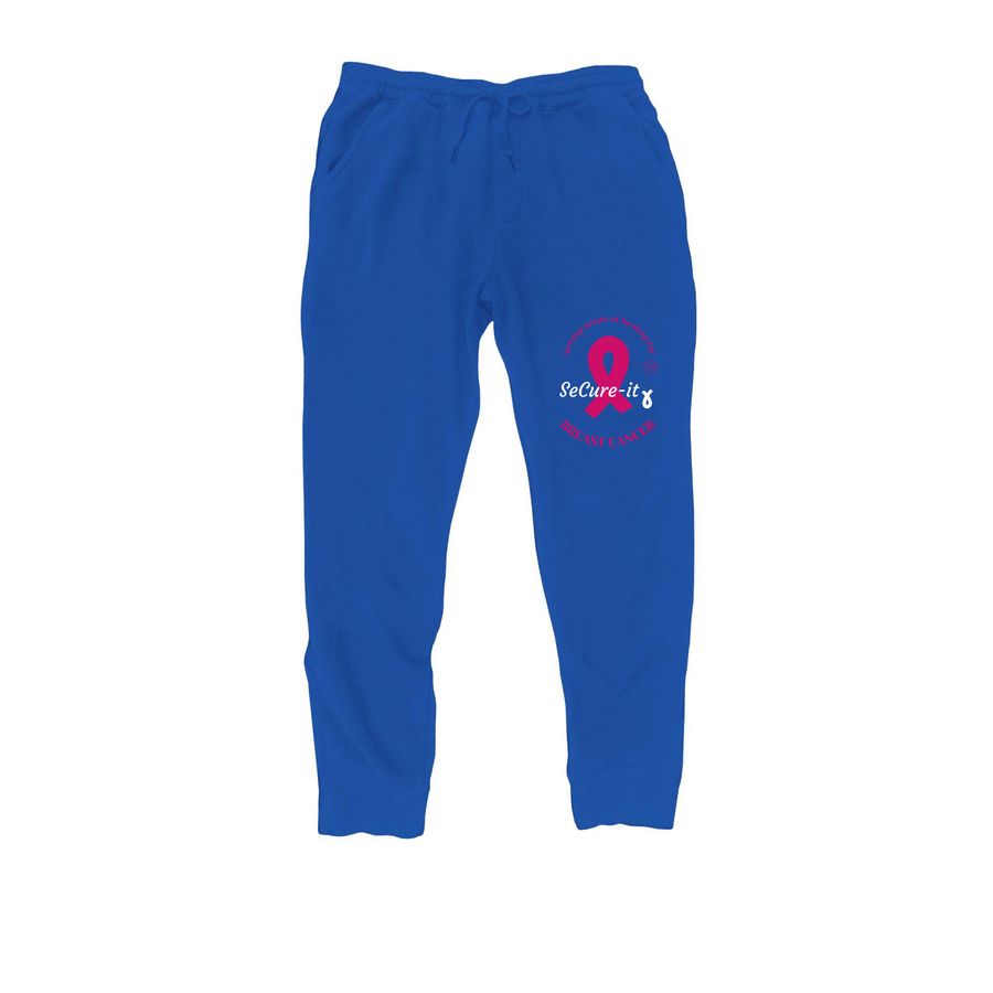 royal blue breast cancer research jogger pants