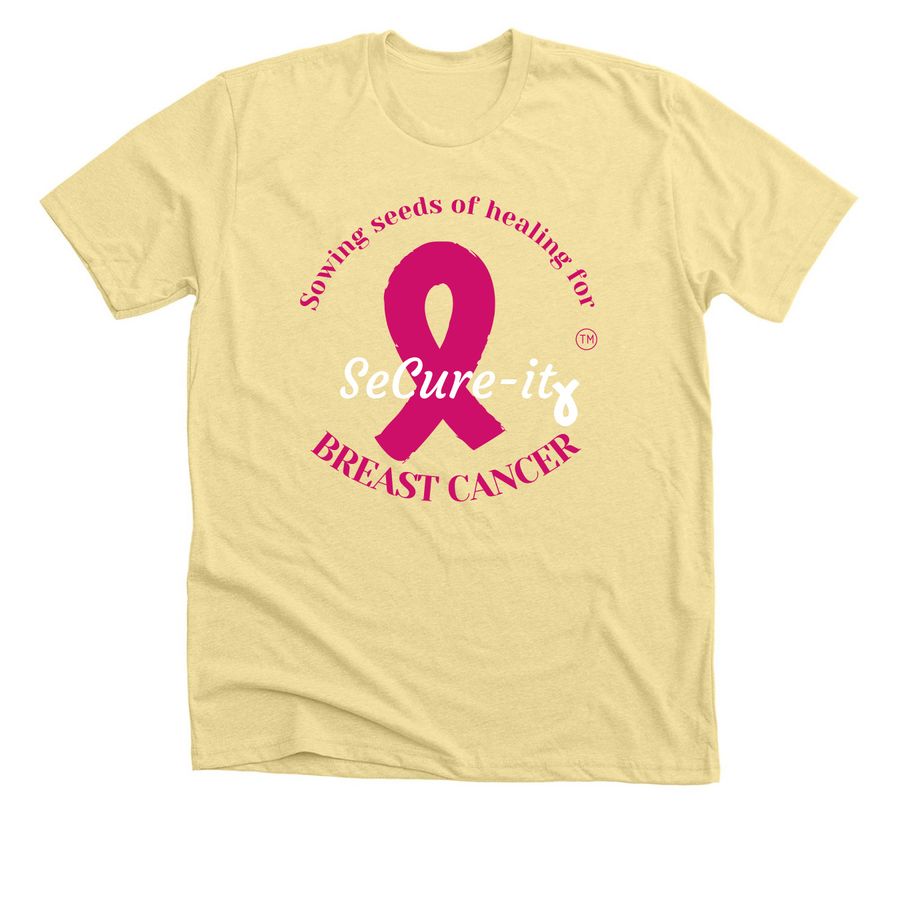 french vanilla breast cancer research premium tee-shirt