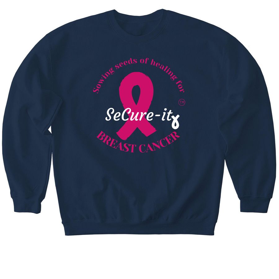 navy breast cancer research sweatshirt