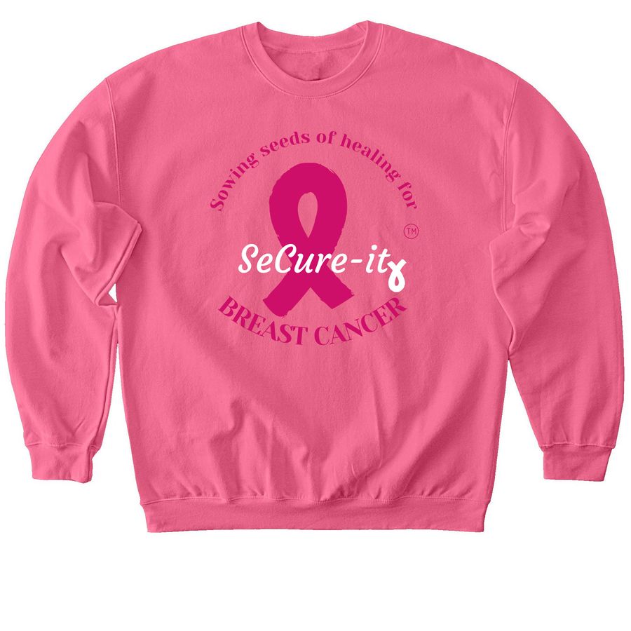 pink breast cancer research sweater