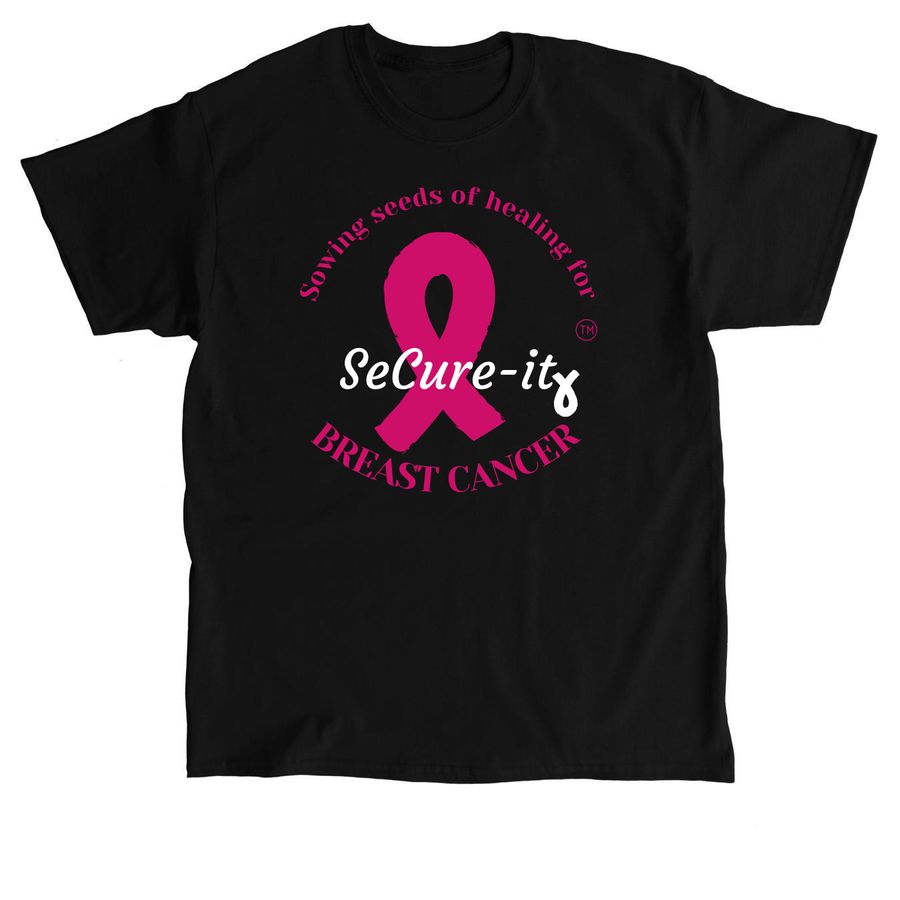 black breast cancer research tee
