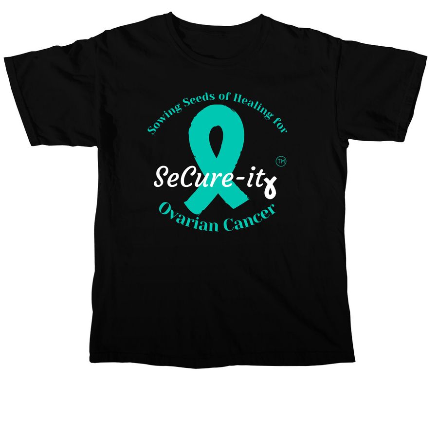 black ovarian cancer research comfort tee