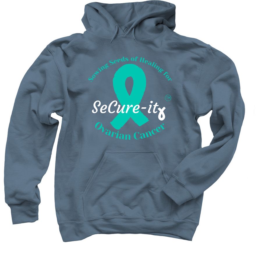 indigo ovarian cancer research hoodie
