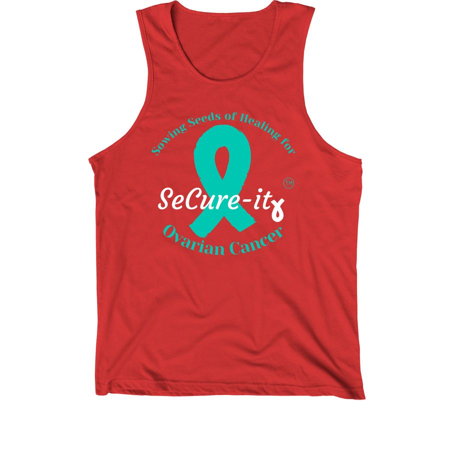 red ovarian cancer research tank